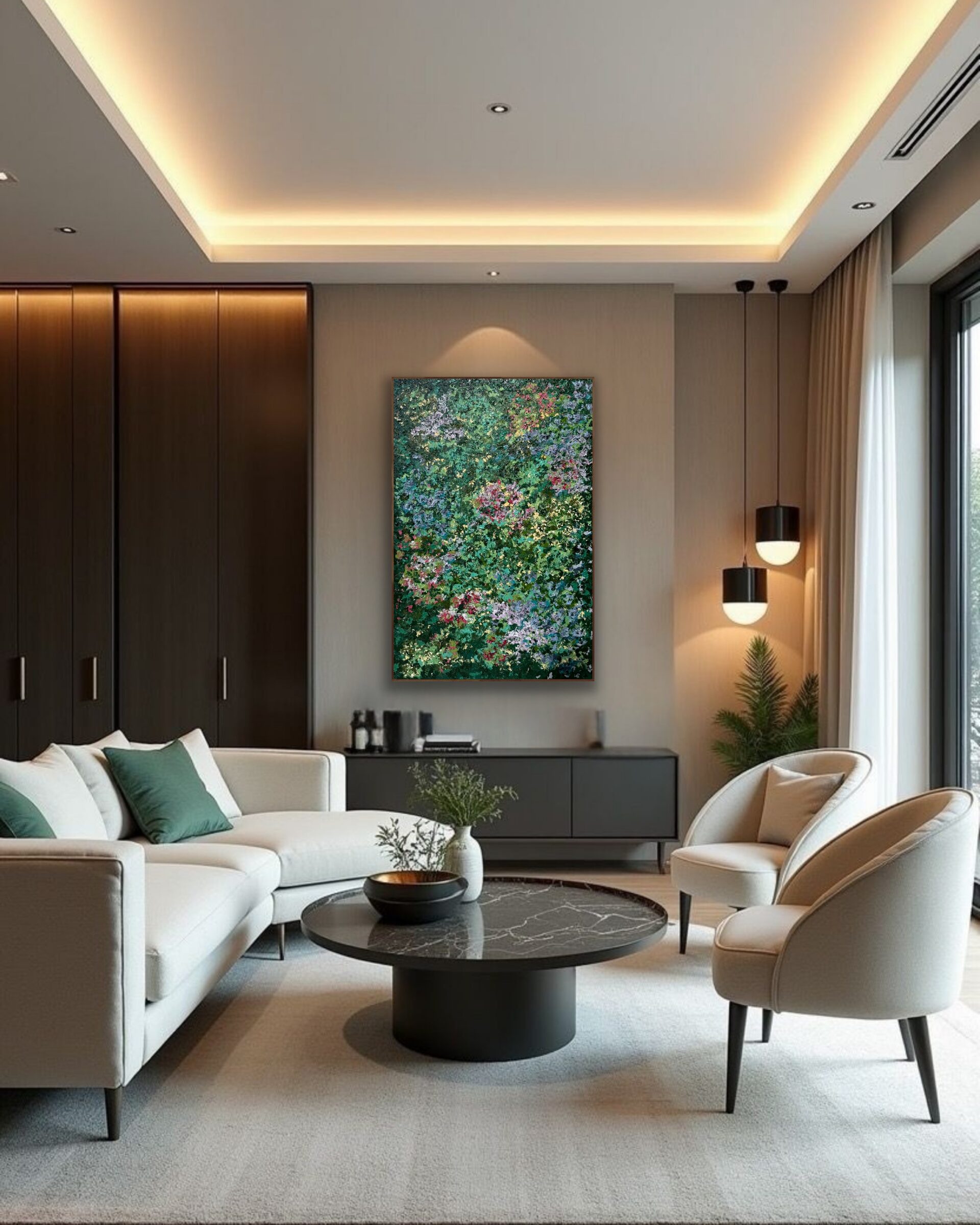 Where Time Pauses installed in a private residence