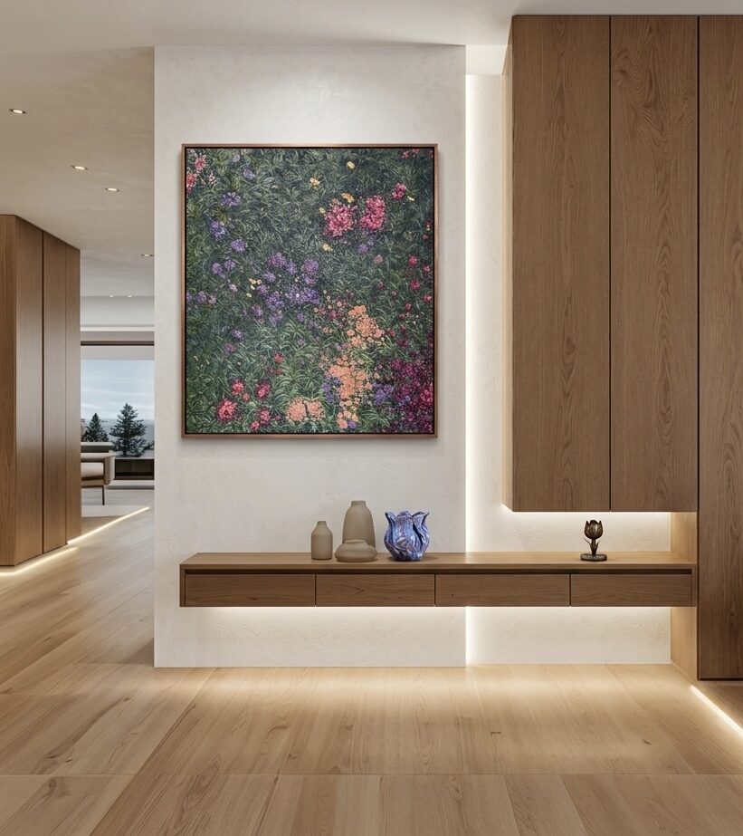 Garden in Silence installed in a private residence