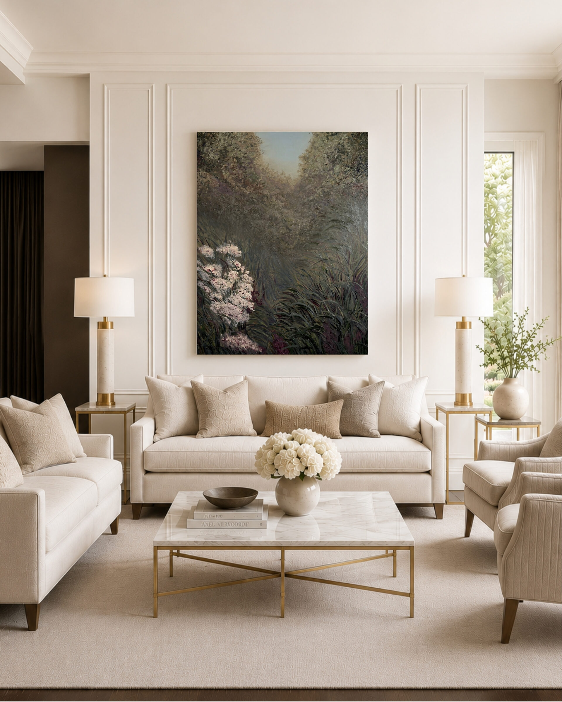 Between Veils installed in a private residence